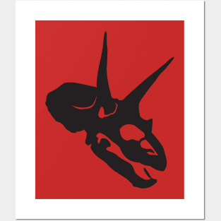 Terra Fossil Triceratops Head Posters and Art